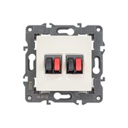 Двойная аудио розетка ЭРА 14-3112-02 Elegance