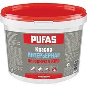 Неморозостойкая интерьерная негорючая краска Pufas КМ0