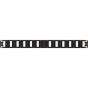 Неэкранированная коммутационная коммутационная панель NIKOMAX NMC-RP24UD2-AN-1U-BK