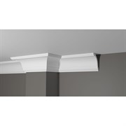 Ударопрочный влагостойкий потолочный карниз под покраску Decor-Dizayn DD08