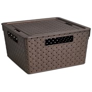 Квадратная коробка для хранения Violet Береста