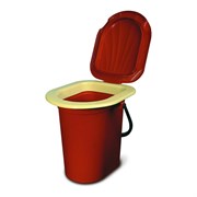 Пластмассовое ведро-туалет РемоКолор 62-0-018