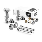 Комплект угловых вентилей SR Rubinetterie Floral Old Style