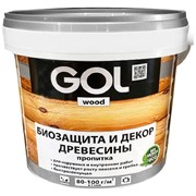 Защитно-декоративная пропитка Palizh GOL wood AQUA