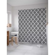 Шторка-занавеска для ванной JoyArty Ахроматический орнамент