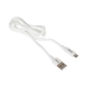 Кабель ProMega u28, 2,4a, 1м, usb - micro-usb, tpe, силикон, белый