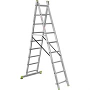 Двухсекционная алюминиевая лестница НОВАЯ ВЫСОТА 2220209