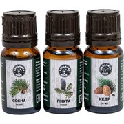 Набор эфирных масел Бацькина баня Хвойный эликсир