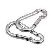 Комплект усиленных универсальных стальных карабинов Forceberg HOME and DIY