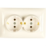 Двухместная розетка Кунцево-Электро СЕЛЕНА РС16-372