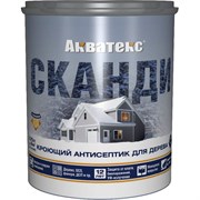 Кроющий антисептик для дерева Акватекс Сканди 65100