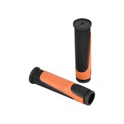 Грипсы Juchuang MTB XH-G56B 125мм, резина,черный\оранжевый