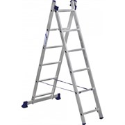 Двухсекционная универсальная алюминиевая двухсекционная лестница Алюмет H2 5206