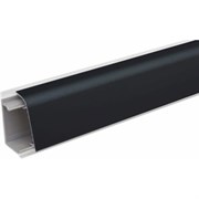 Плинтус алюминиевый ООО ДЕКОПЛИНТ РИО-Ч черный, 3 м 2398