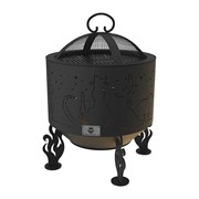 Костровая чаша FIRE-HOUSE Ch3-500коты и звезды