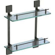 Двойная стеклянная прямая полка Savol S-06522H