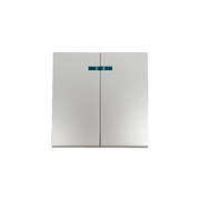 Лицевая панель двухклавишного выключателя EKF PROxima Валенсия