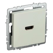 Hdmi-розетка IEK Brite рhdmi-0-бркр