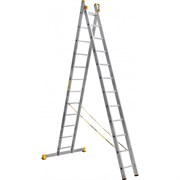 Алюминиевая двухсекционная лестница Алюмет Серия Р2