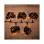 Гирлянда Neon-Night Клип лайт 24В, 5 нитей по 20 м, 665LED желтые