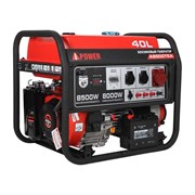Бензиновый бензиновый генератор A-iPower A8500ТEA
