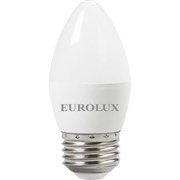 Светодиодная лампа Eurolux LL-E-C37-6W-230-2,7K-E27