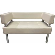 Двухместный диван Мягкий Офис бежевый