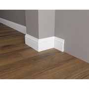 Ударопрочный влагостойкий напольный плинтус под покраску Decor-Dizayn DD48