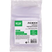 Одноразовые пластиковые чайные ложки ОФИСМАГ 607831