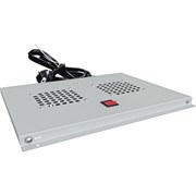 Потолочный модуль вентиляторный для шкафов серии R глубиной 600мм на 2 элемента потолочный без термостата, серый RAL 7035 -FAN2/600 NTSS NTSS-FAN2/600