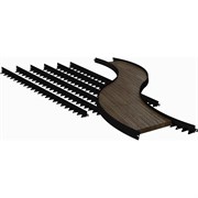 Бордюр ООО Металекс Metalex 100x70x2000 мм, чёрный