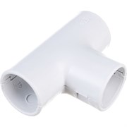 Соединительный тройник для трубы 25 мм EKF Plast tr-t-25w-r