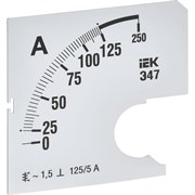 Сменная шкала к амперметру IEK э47