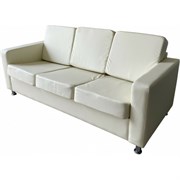 Трехместный диван Мягкий Офис кремовый