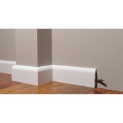 Ударопрочный влагостойкий напольный плинтус под покраску Decor-Dizayn DD41