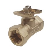 Двухходовой латунный шаровой кран TECHNO 2020A