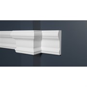 Ударопрочный влагостойкий стеновой молдинг под покраску Decor-Dizayn 147A