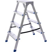 Двухсторонняя алюминиевая стремянка STAIRS AS204