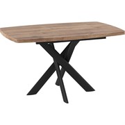 Стол mebwill Эдж, 130 Дуб Веллингтон/Чёрный