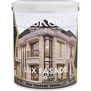 Высокоукрывистая сверхпрочная фасадная краска Kraskovar LUX FASADE