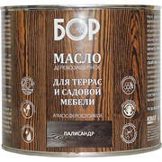 Деревозащитное масло для террас и садовой мебели БОР 4690417074204