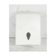 Пластмассовый диспенсер для бумажных полотенец Nofer 04020.W