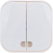 Двухклавишный выключатель IONICH 1414