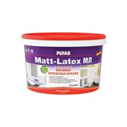 Морозостойкая моющаяся латексная краска Pufas MATT-LATEX