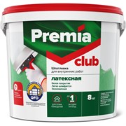Латексная шпатлевка для внутренних работ Premia Club CLUB