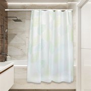 Штора для ванной Сантис peva pv-121 (крупные листья) 75 gsm 180x180 см