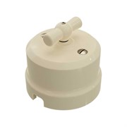 Ретро фарфоровый поворотный перекрестный выключатель Мезонинъ аврора