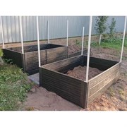 Комплект из 4-х досок дпк для грядок и клумб Еврогрядка rumex