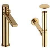 Высокий смеситель для накладной раковины Wellsee ONCE! and forever