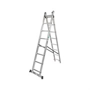 Комбинированная двухсекционная лестница ForceKraft fk-bl-e208